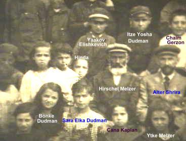 Tarbut School class photo, Vishnive 1923 – section 10
