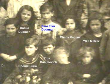 Tarbut School class photo, Vishnive 1923 – section 3