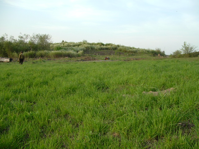 Jewish cemetery in Vishnive, May 2004